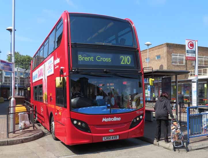 Metroline Alexander Dennis Enviro400 TE1307